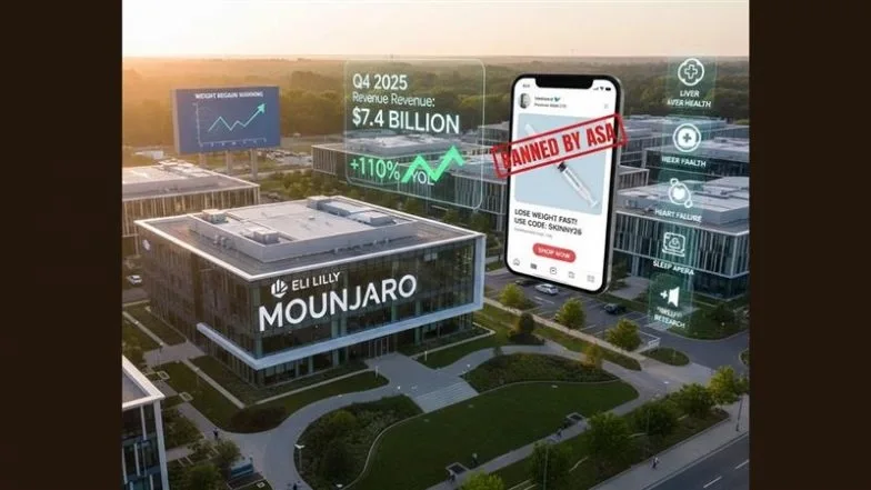Mounjaro Sales Hit $7.4B as Regulators Ban Social Media Ads; Tirzepatide Link...